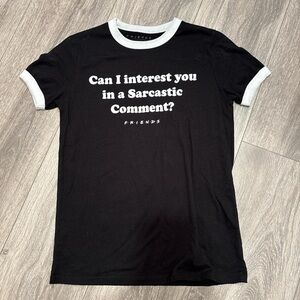 Friends Black and White womens T-Shirt